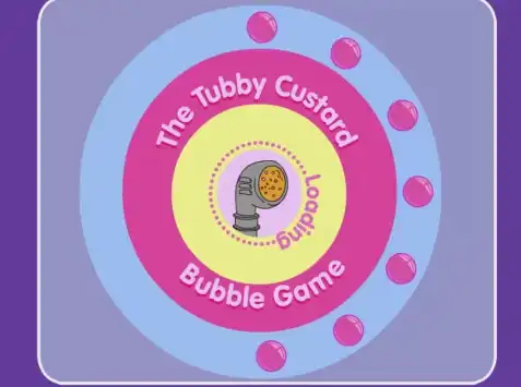 The Tubby Custard Bubble Game cover