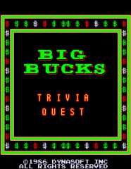 Big Bucks: Trivia Quest cover