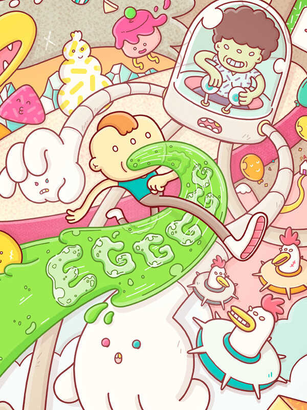 Eggggg: The Platform Puker cover
