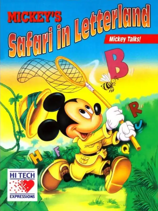 Mickey's Safari in Letterland cover