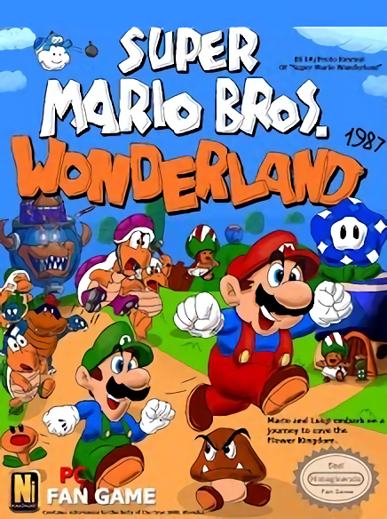 Super Mario Bros. Wonderland 1987 cover