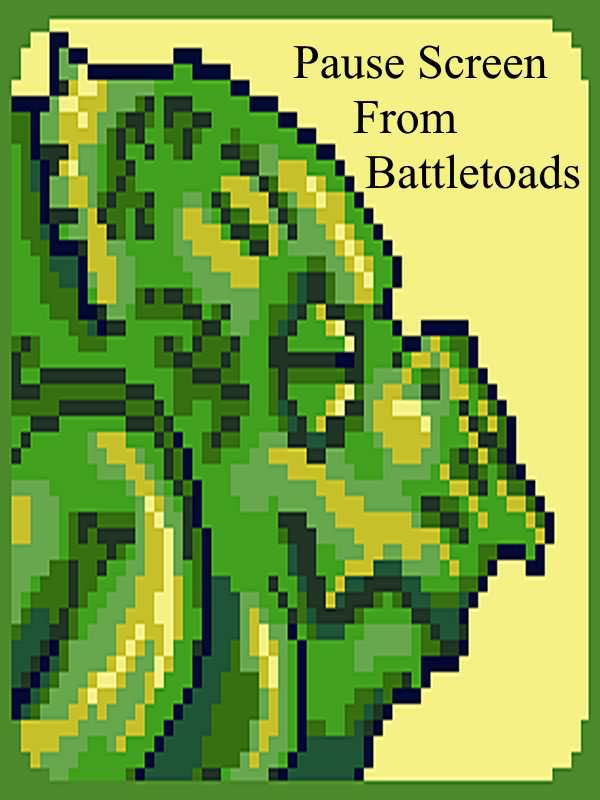 Pause Screen From Battletoads cover