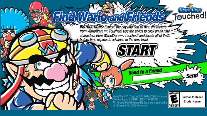 Find Wario and Friends cover