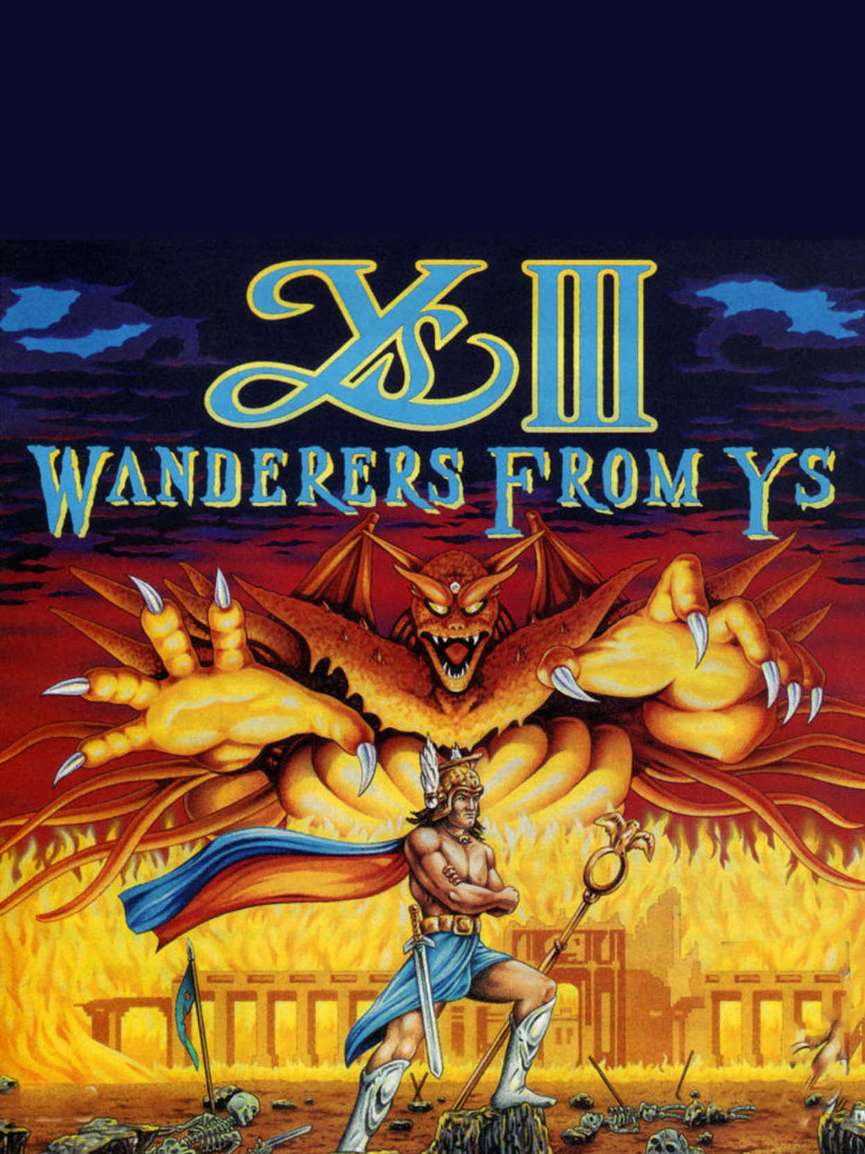 Ys III: Wanderers from Ys cover
