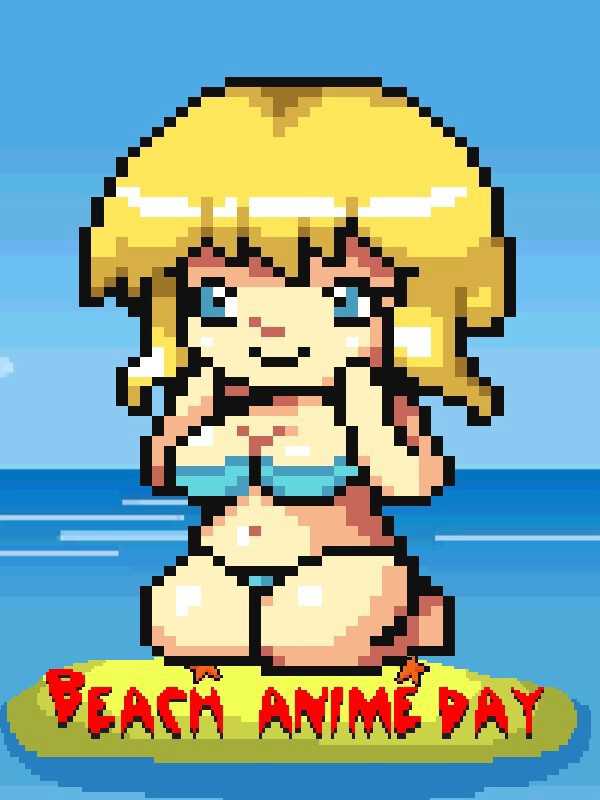 Beach anime day cover