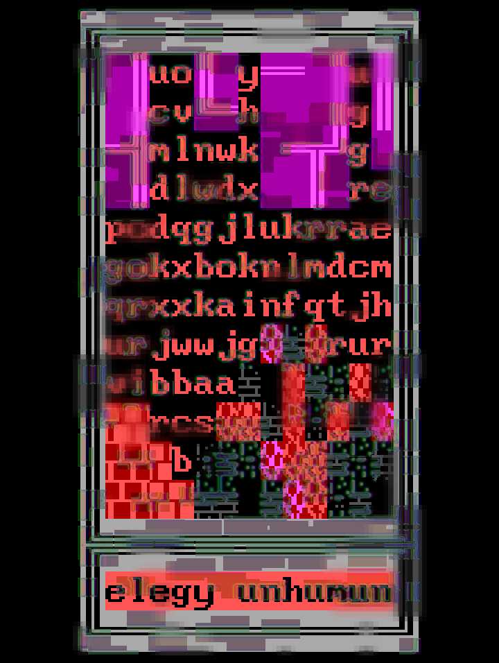 Elegy Unhumun cover