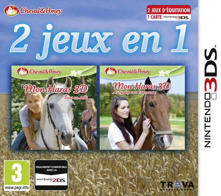 2 Games in 1: My Riding Stables 3D - Jumping for the Team + My Riding Stables 3D cover