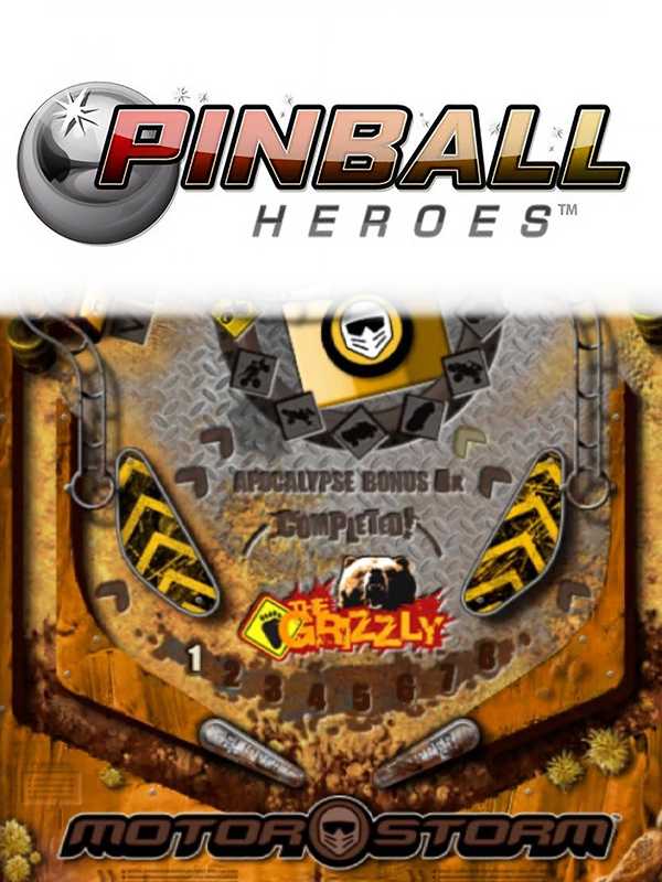 Pinball Heroes: MotorStorm cover