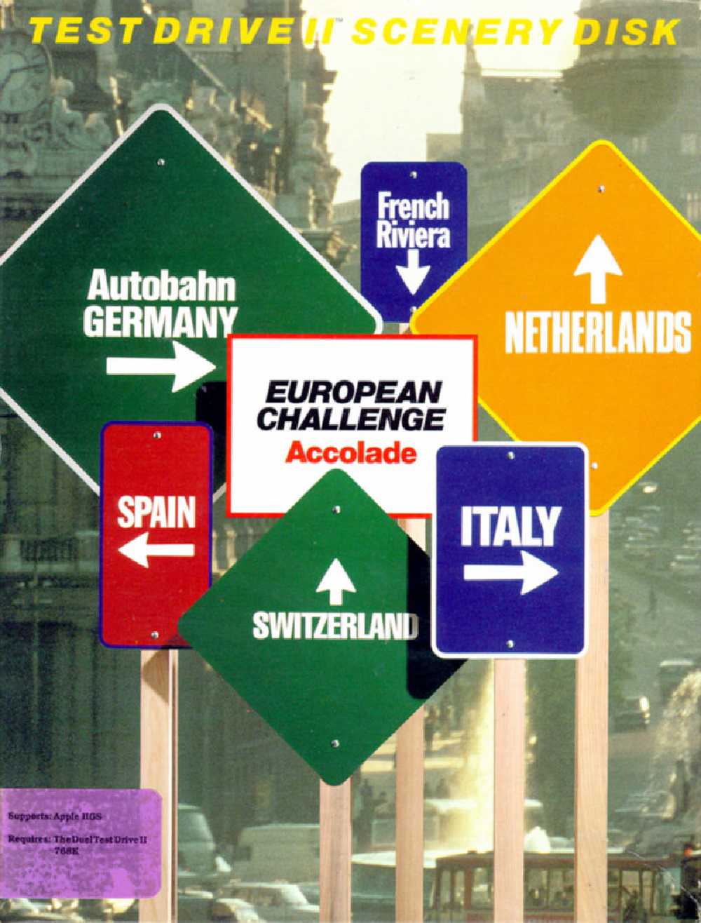 Test Drive II: Scenery Disk - European Challenge cover