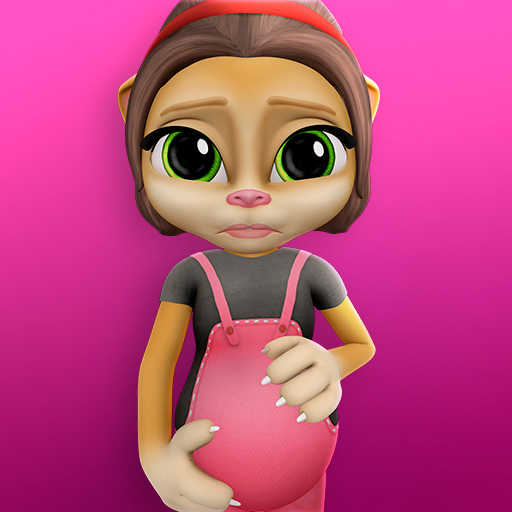 Pregnant Talking Cat Emma cover