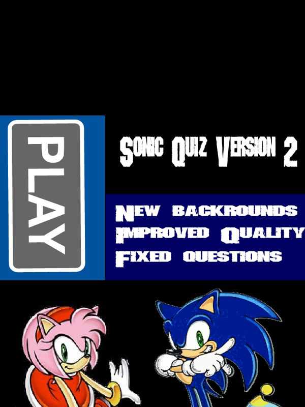 Ultimate Sonic Quiz V.2 cover