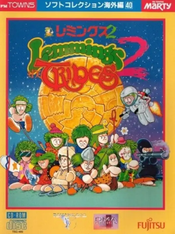 Lemmings 2: The Tribes cover