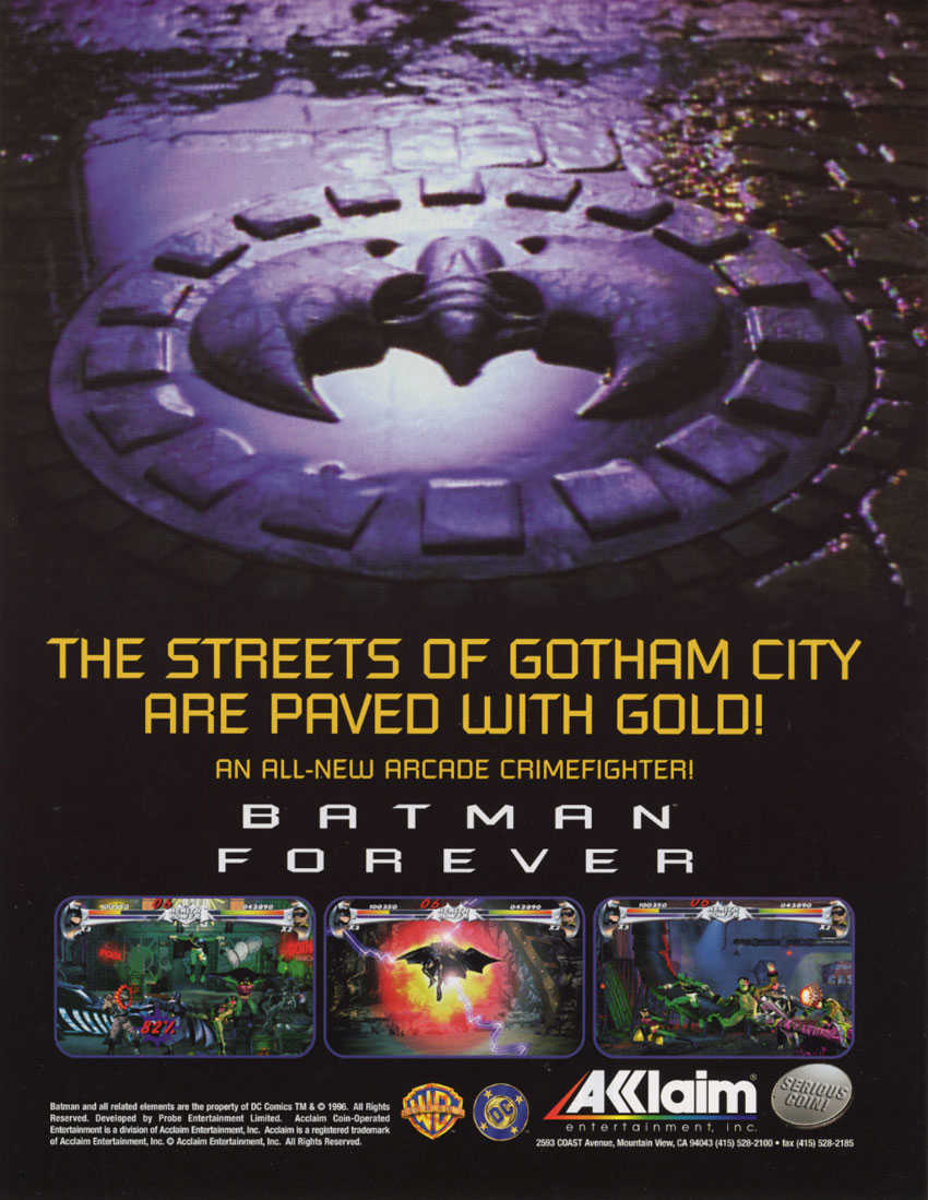 Batman Forever: The Arcade Game cover