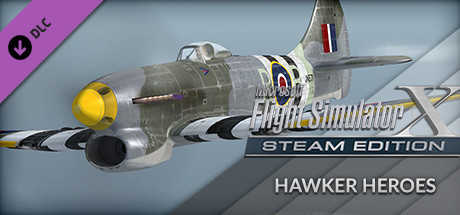 Microsoft Flight Simulator X: Steam Edition - Hawker Heroes cover