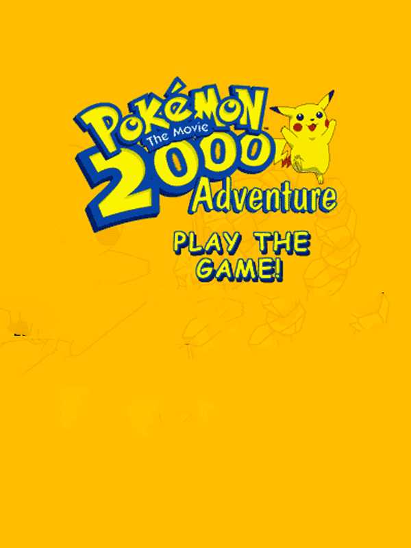 Pokémon 2000 Adventure Game cover