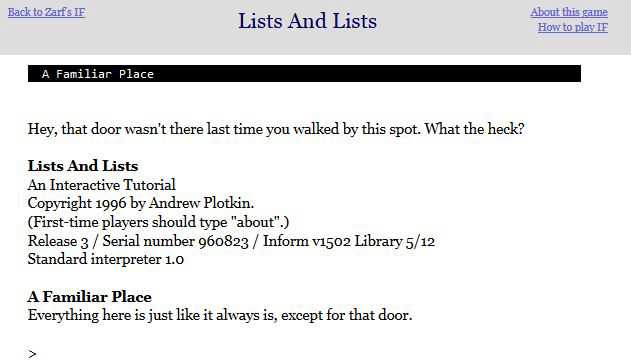 Lists and Lists cover