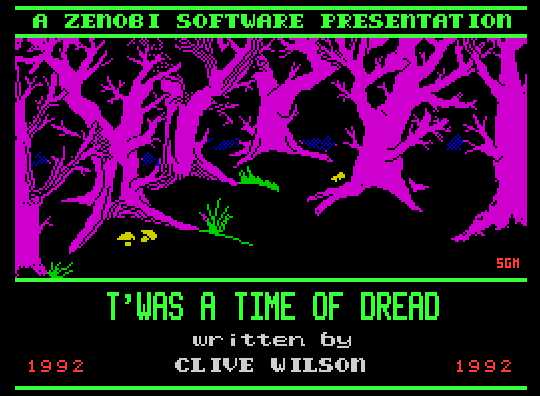 T'Was a Time of Dread cover
