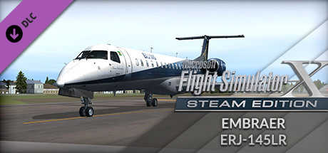 Microsoft Flight Simulator X: Steam Edition - Embraer ERJ 145LR cover