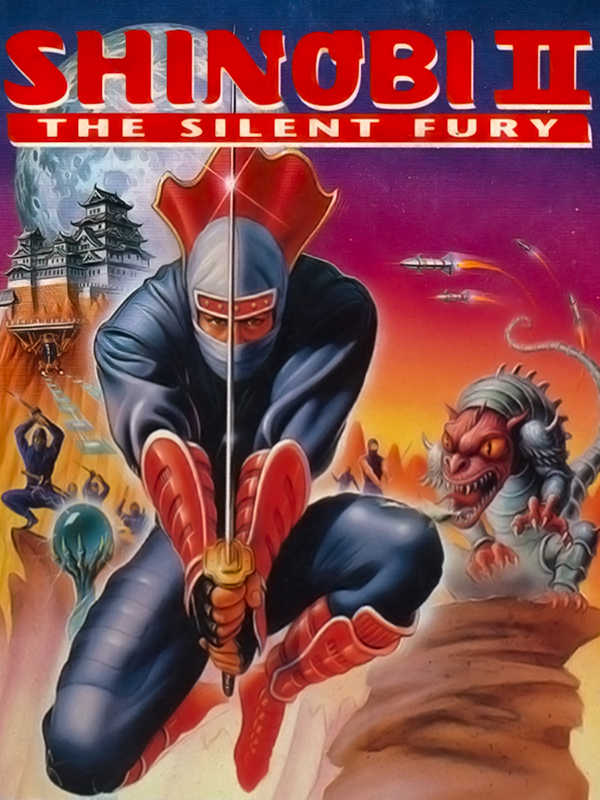 Shinobi II: The Silent Fury cover