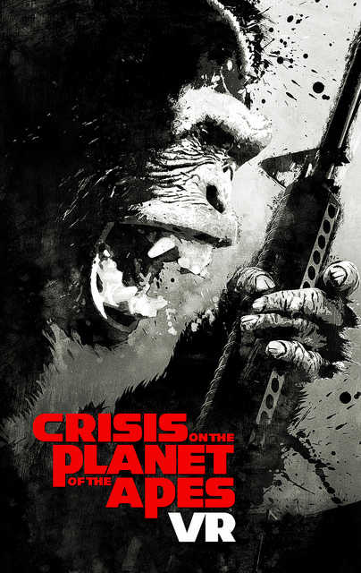 Crisis on the Planet of the Apes VR cover