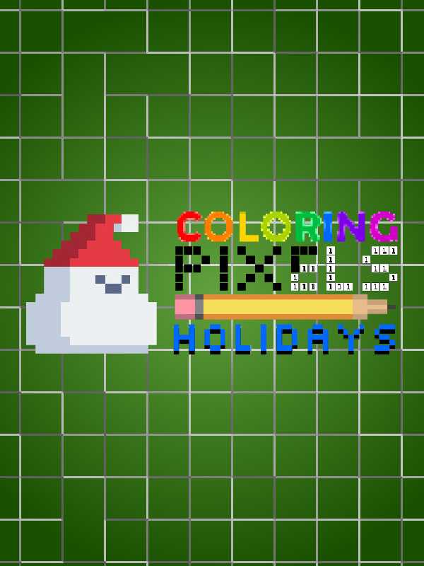 Coloring Pixels: Winter Holidays Pack cover