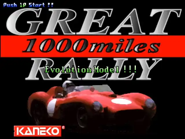 Great 1000 Miles Rally: Evolution Model!!! cover