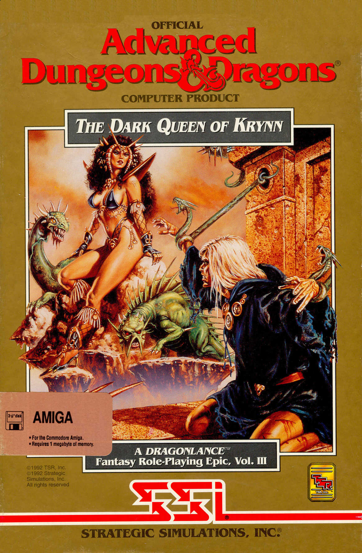 The Dark Queen of Krynn cover