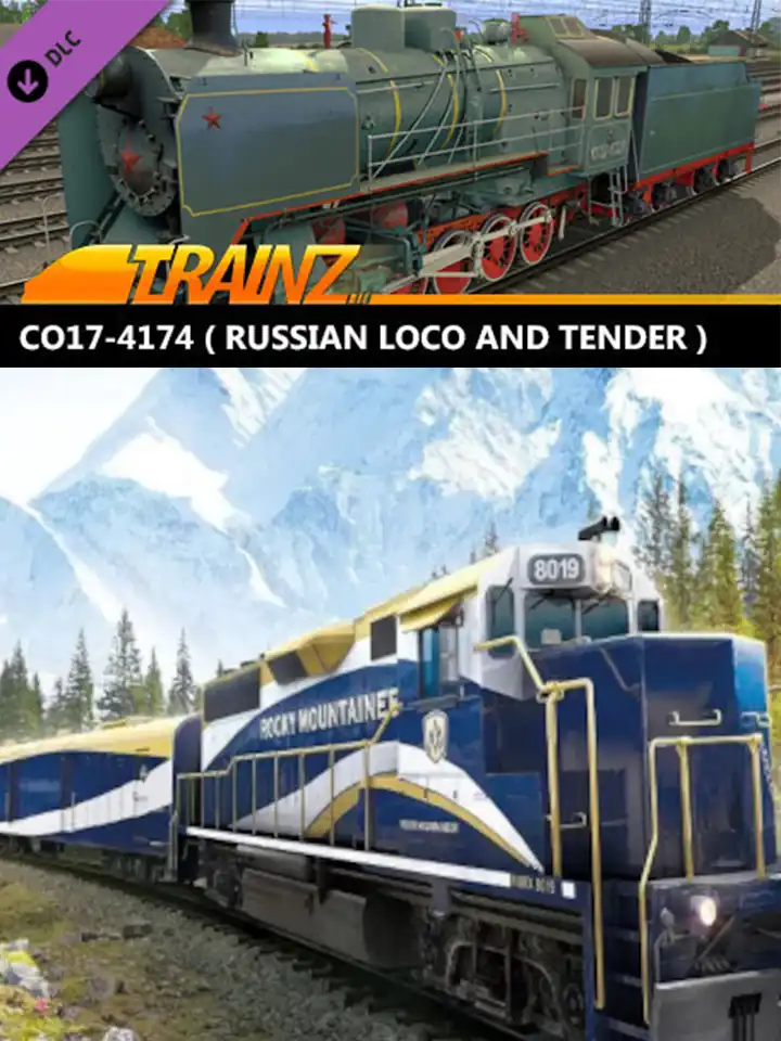 Trainz Railroad Simulator 2019: CO17-4174 Russian Loco and Tender cover