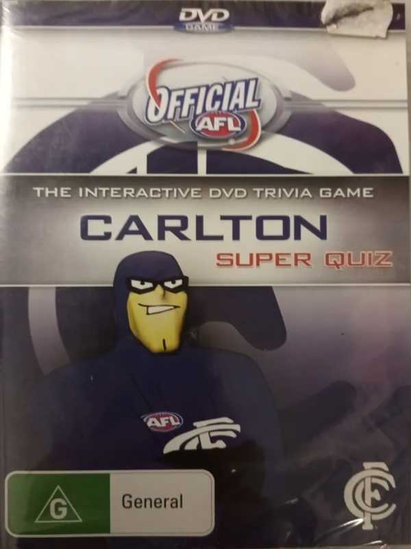 Official AFL: The Interactive DVD Trivia Game - Carlton Super Quiz cover
