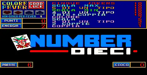 Number Dieci cover