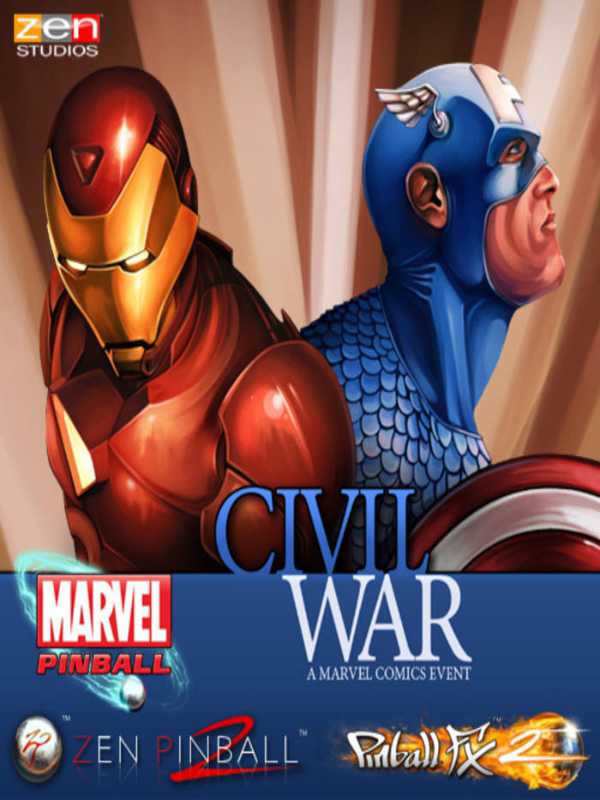 Pinball FX 2: Marvel Civil War cover