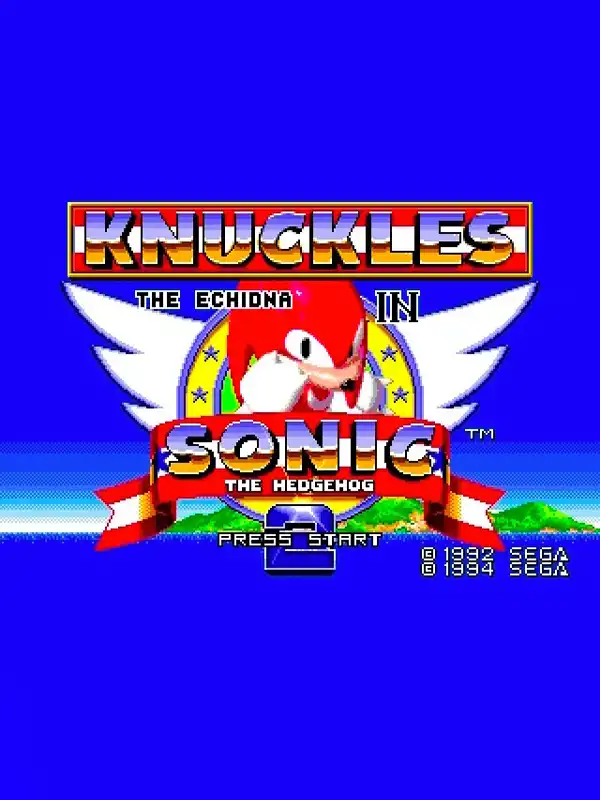 Knuckles the Echidna in Sonic the Hedgehog 2 cover