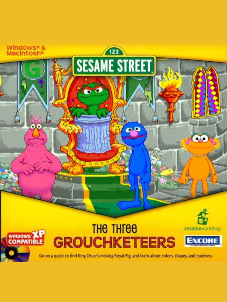 Sesame Street: The Three Grouchketeers cover