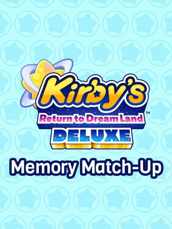 Kirby's Return to Dream Land Deluxe Memory Match-Up cover
