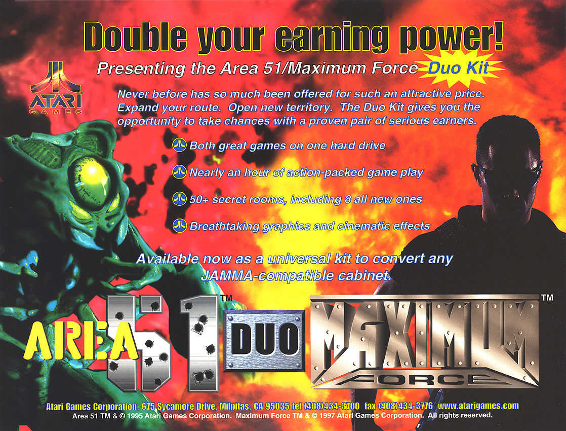 Area 51/Maximum Force Duo cover