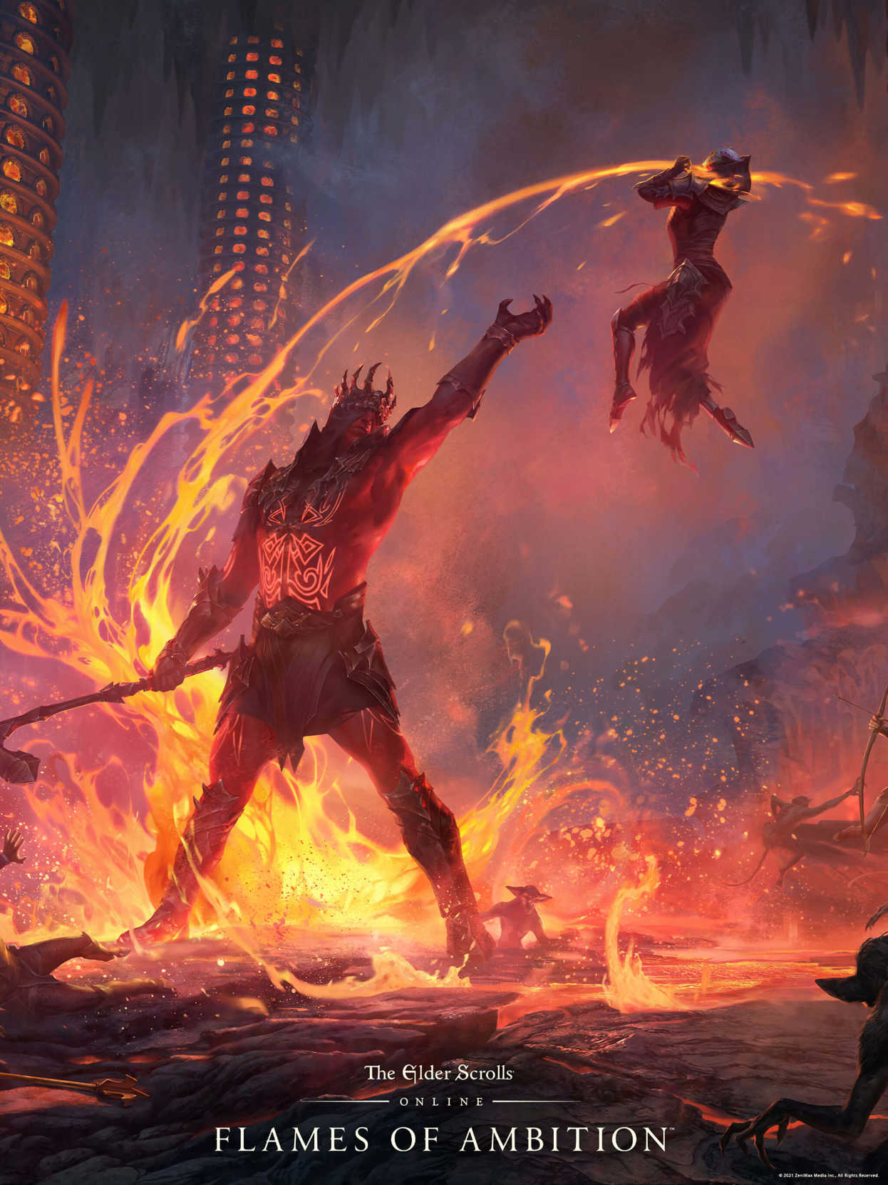 The Elder Scrolls Online: Flames of Ambition cover
