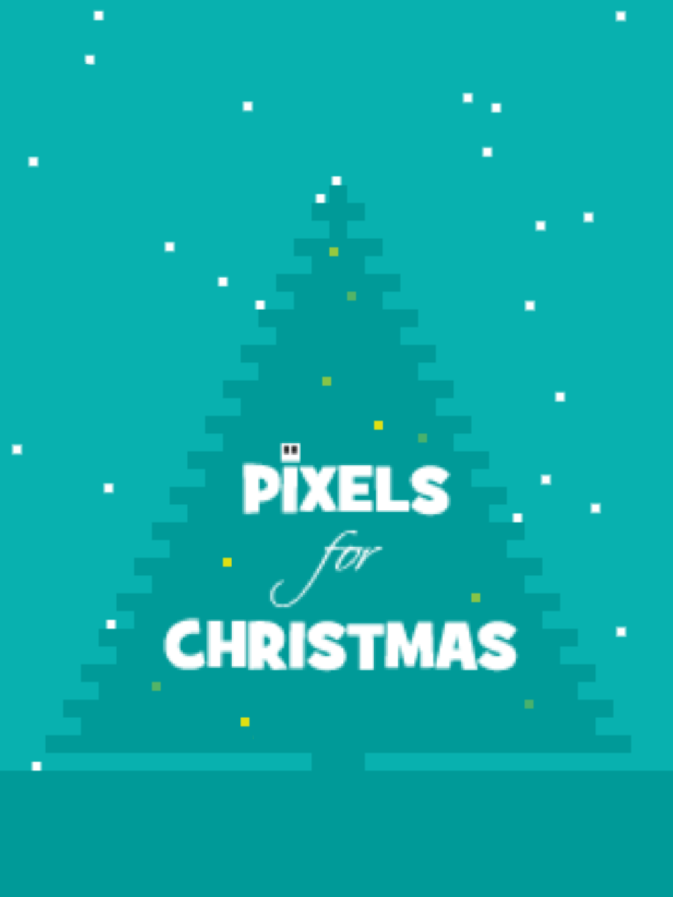 Pixels for Christmas cover