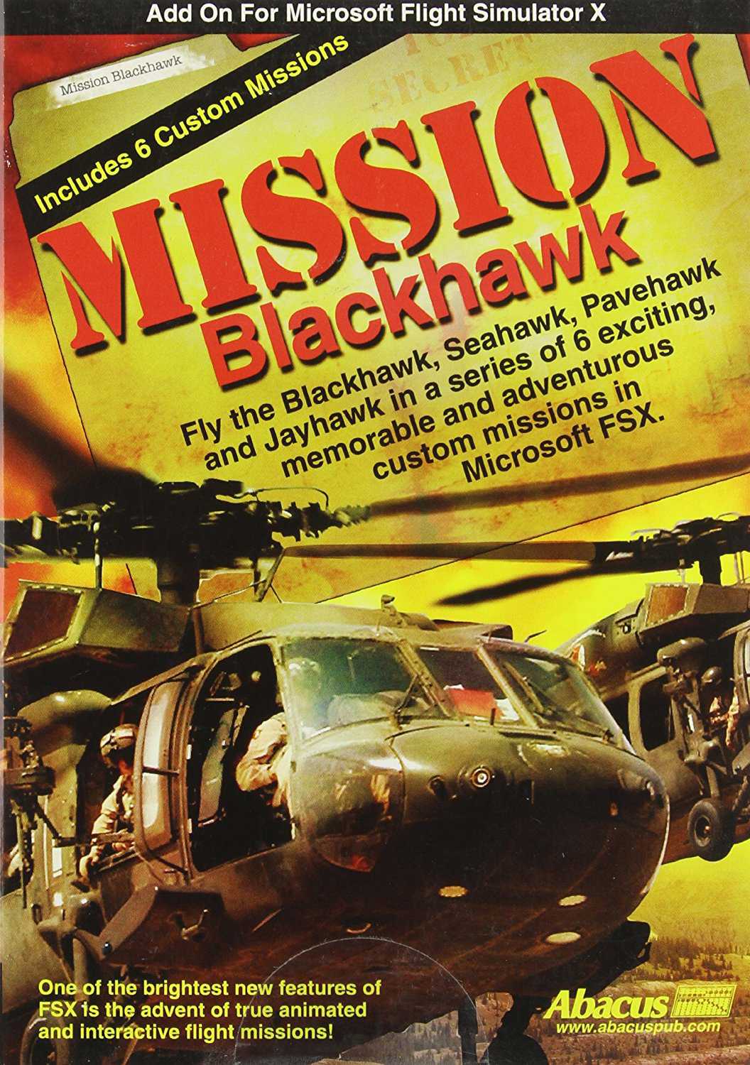 Microsoft Flight Simulator X: Mission - Blackhawk cover