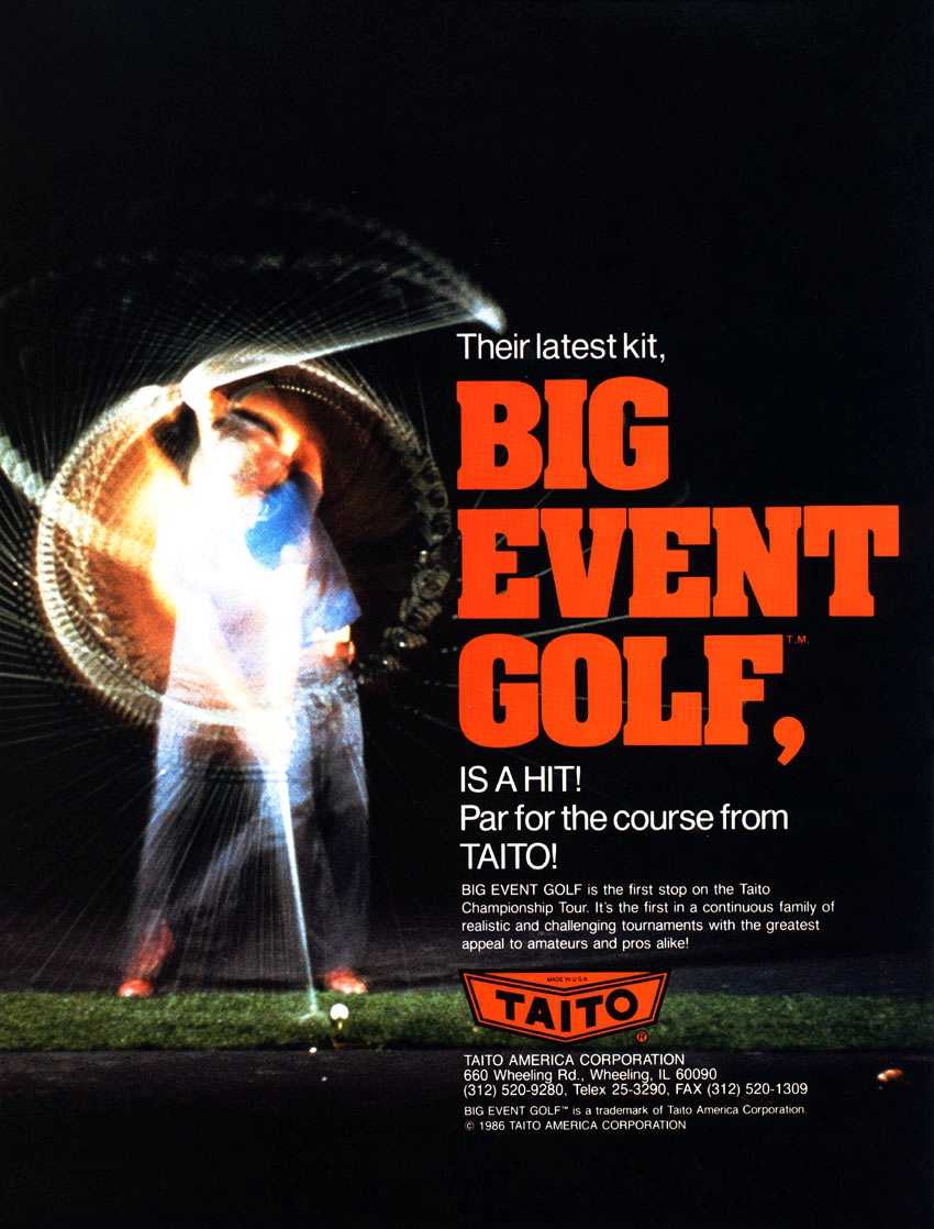 Big Event Golf cover