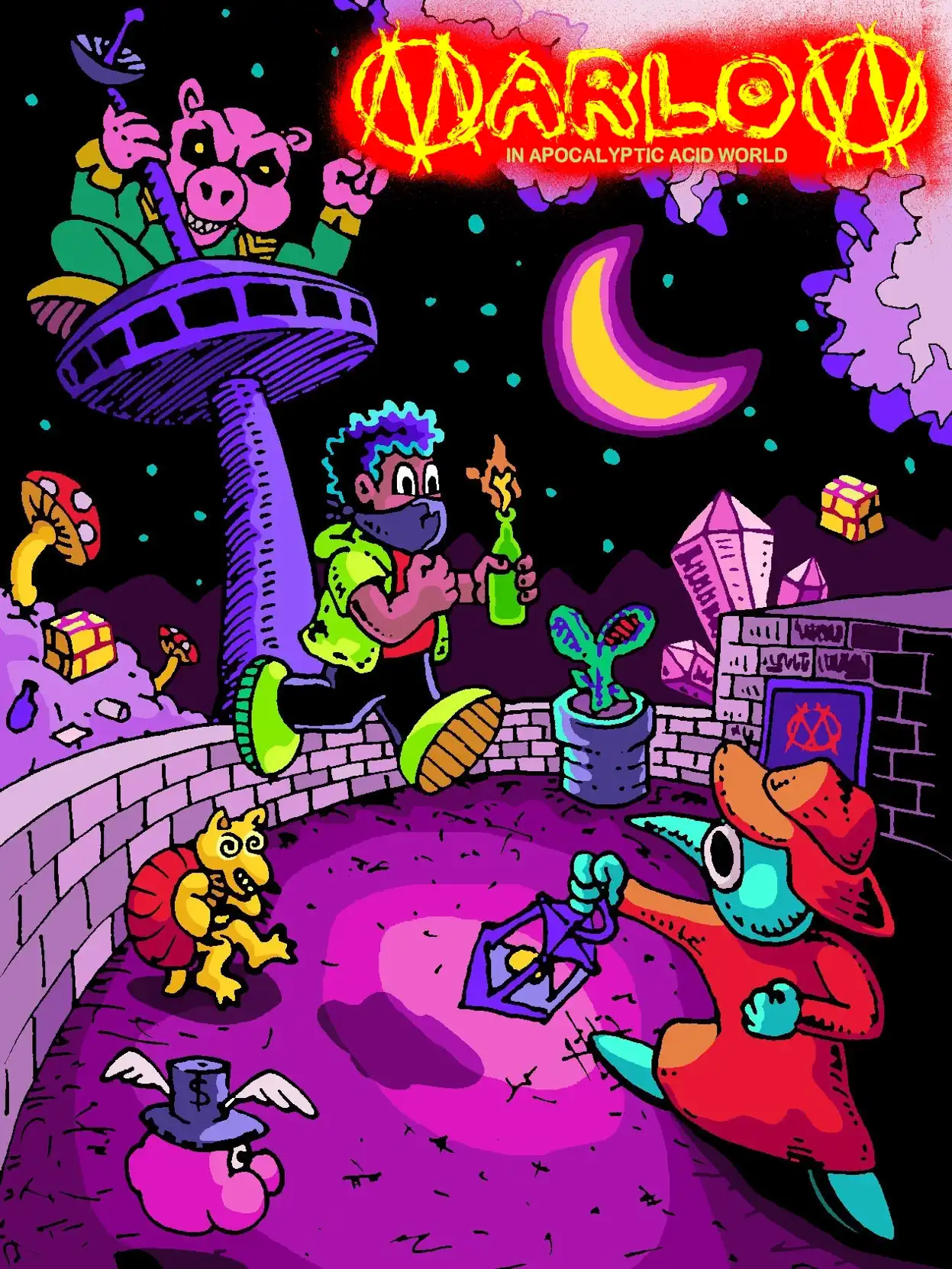 Marlow in Apocalyptic Acid World cover