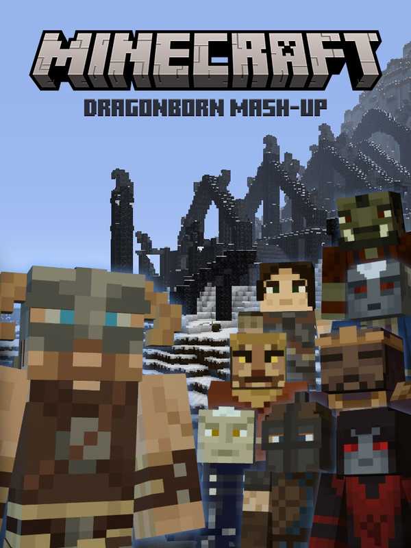 Minecraft: Dragonborn Mash-up cover