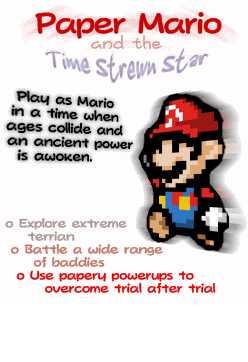 Paper Mario: Time Strewn Star cover