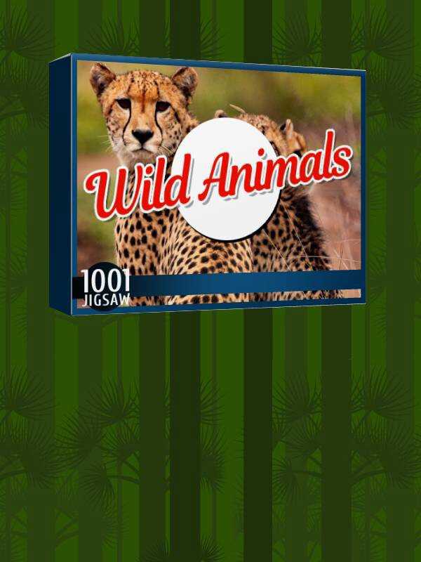 1001 Jigsaw: Wild Animals cover