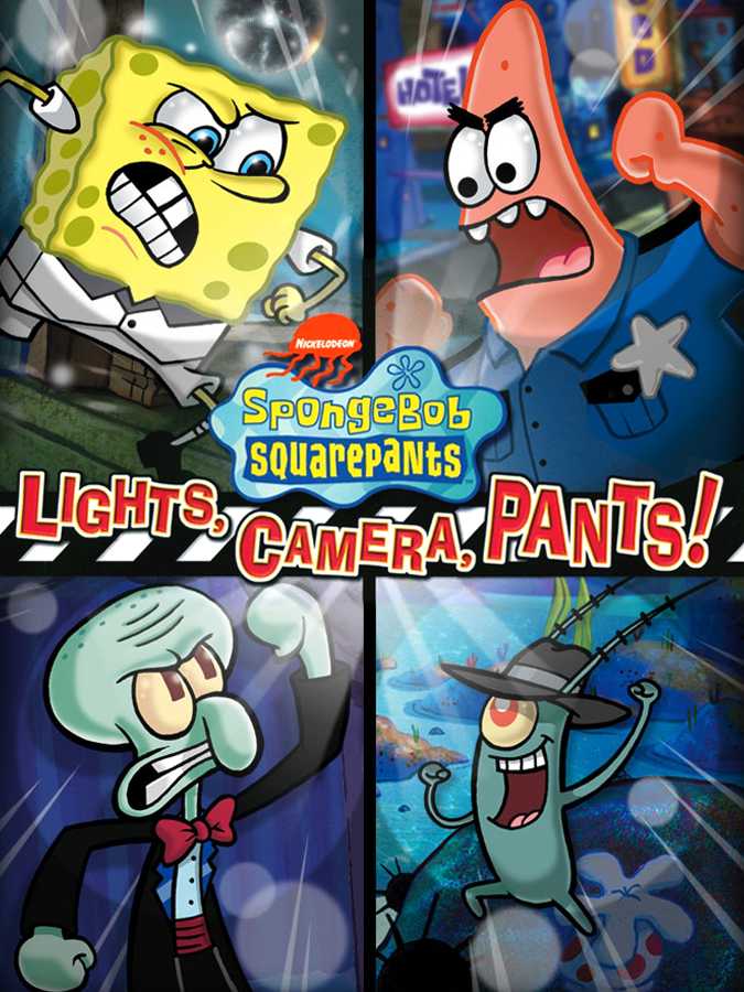 SpongeBob SquarePants: Lights, Camera, Pants! cover