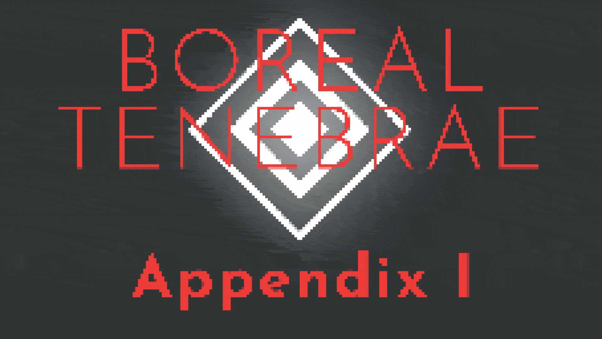 Boreal Tenebrae Appendix I cover