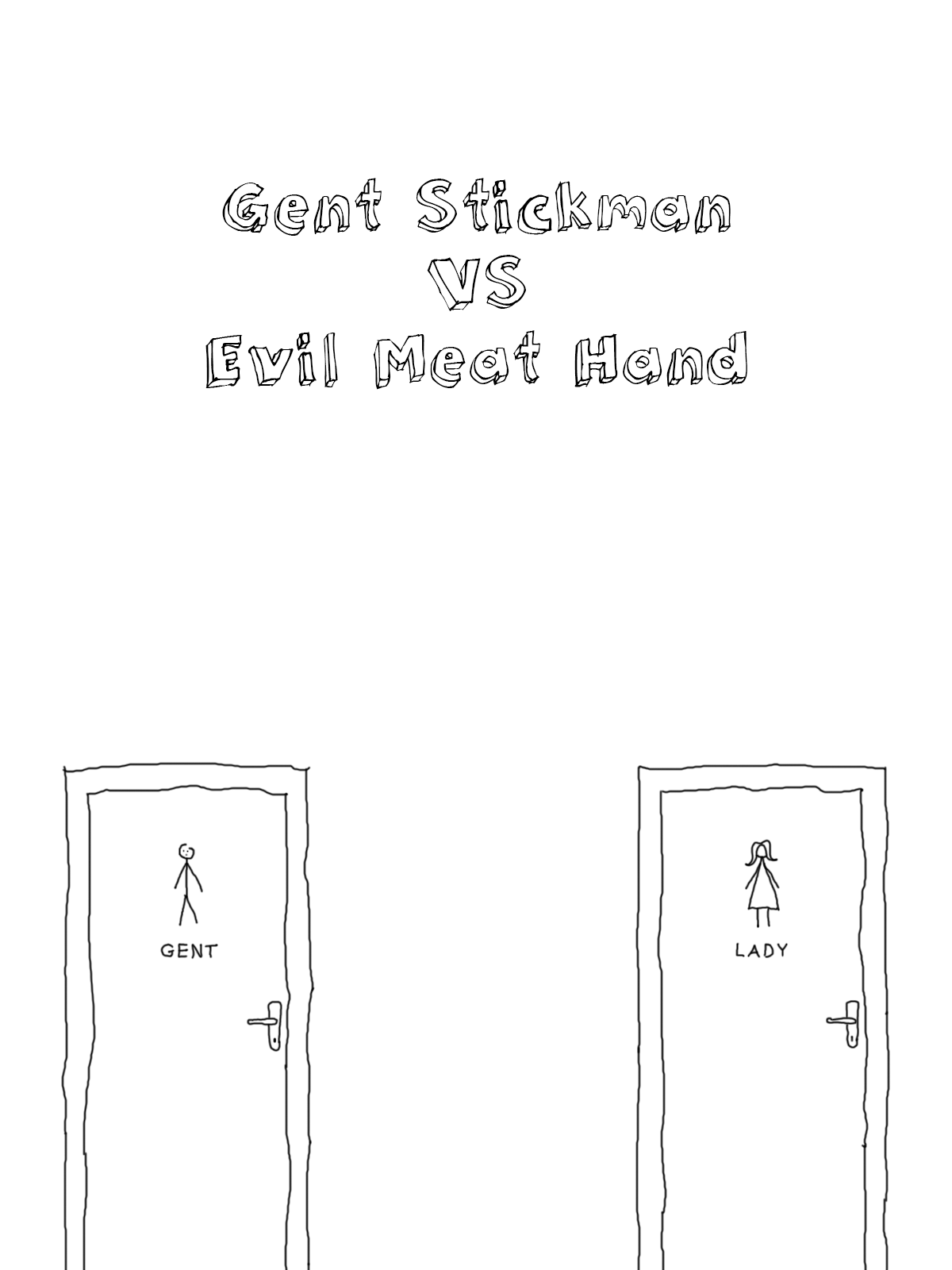 Gent Stickman vs Evil Meat Hand cover