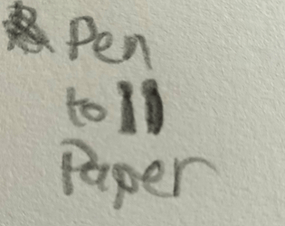 Pen to Paper cover