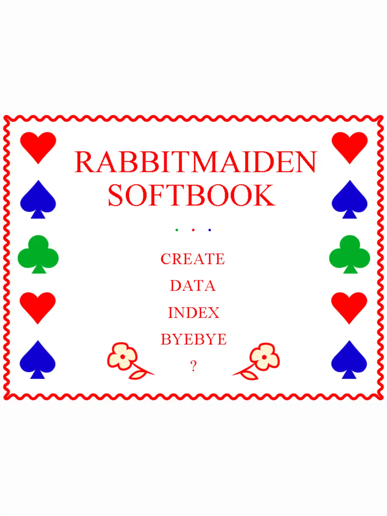 Rabbitmaiden Softbook cover