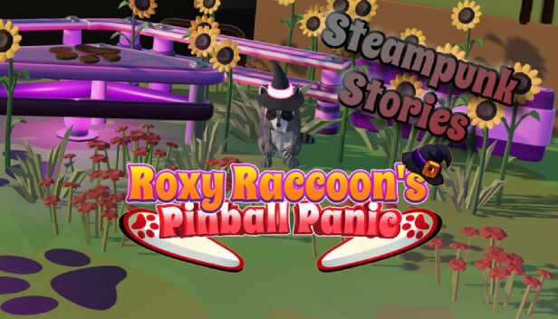 Roxy Raccoon's Pinball Panic: Steampunk Stories cover