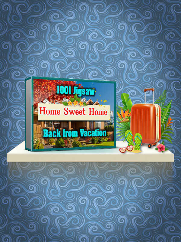 1001 Jigsaw: Home Sweet Home - Back from Vacation cover